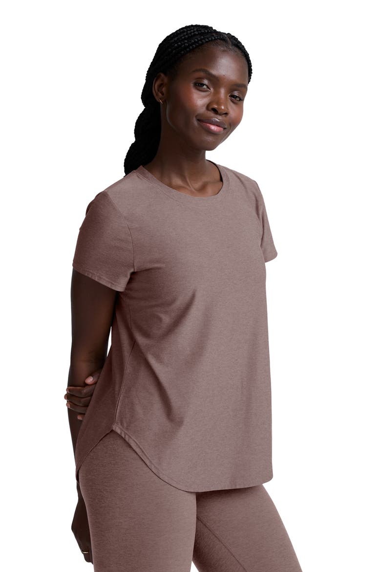 On the Down Low T-Shirt, Alternate, color, ROSEY TAUPE HEATHER