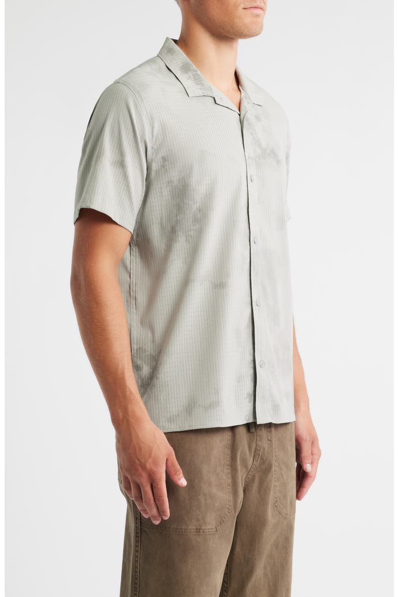 Bless Up Trail Performance Short Sleeve Button-Up Shirt, Alternate, color, GREYSTONE