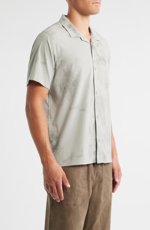 Roark Bless Up Trail Performance Short Sleeve Button-up Shirt In Brown