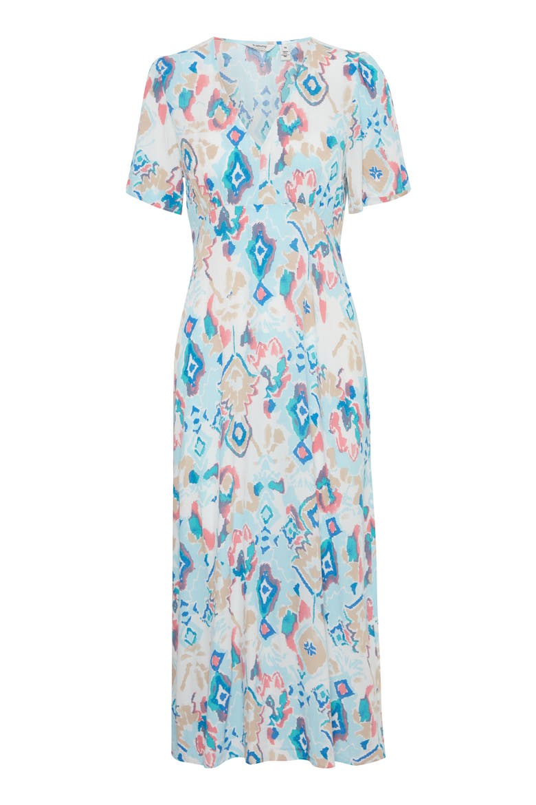 Printed Maxi Dress, Alternate, color, CLEARWATER ETHNIC MIX