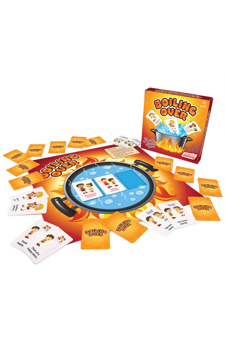 Junior Learning Boiling Over, Educational Board Game, Alternate, color, Multicolored