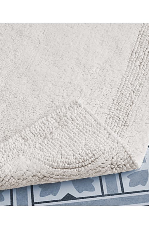 Laura Ashley Reversible Cotton Bath Rug In Ivory