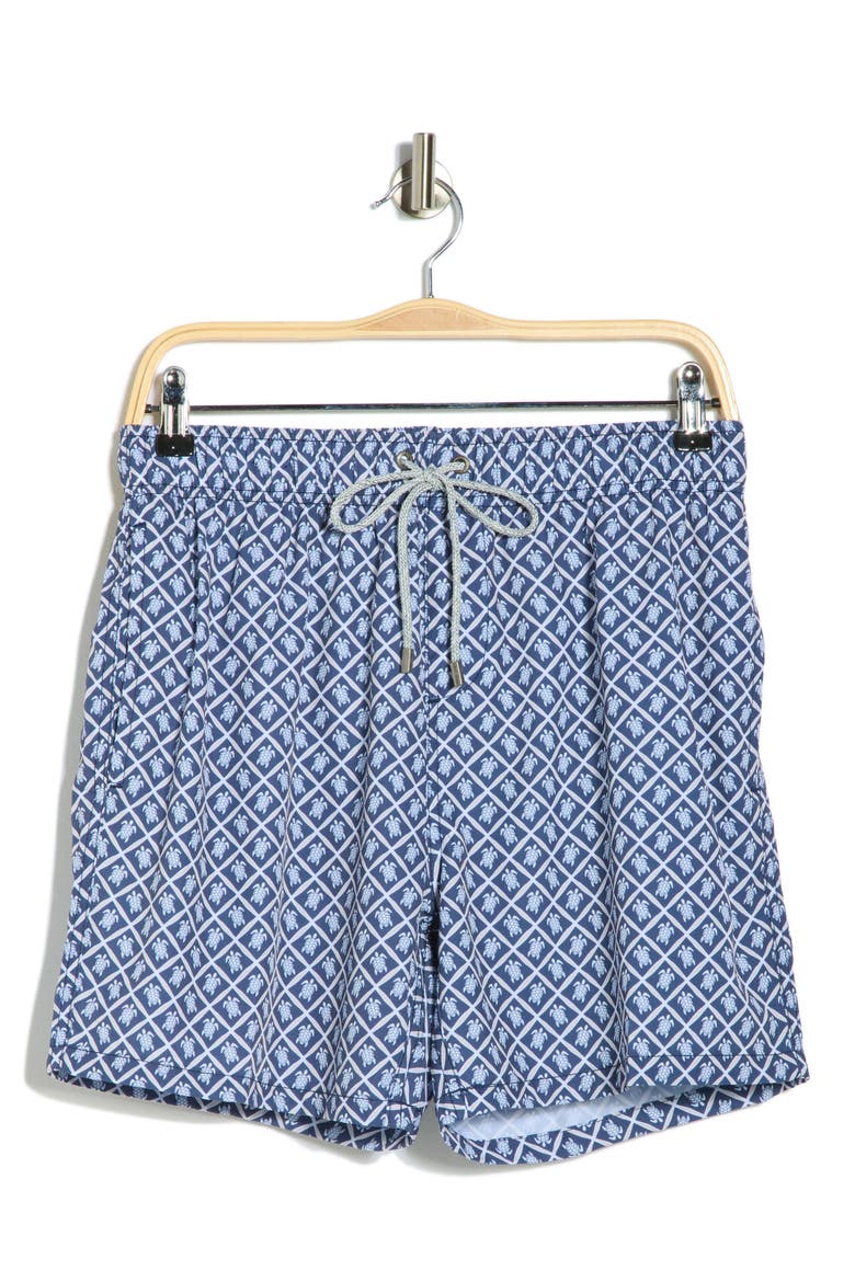 4-Way Stretch Volley Swim Trunks, Alternate, color, NAVY