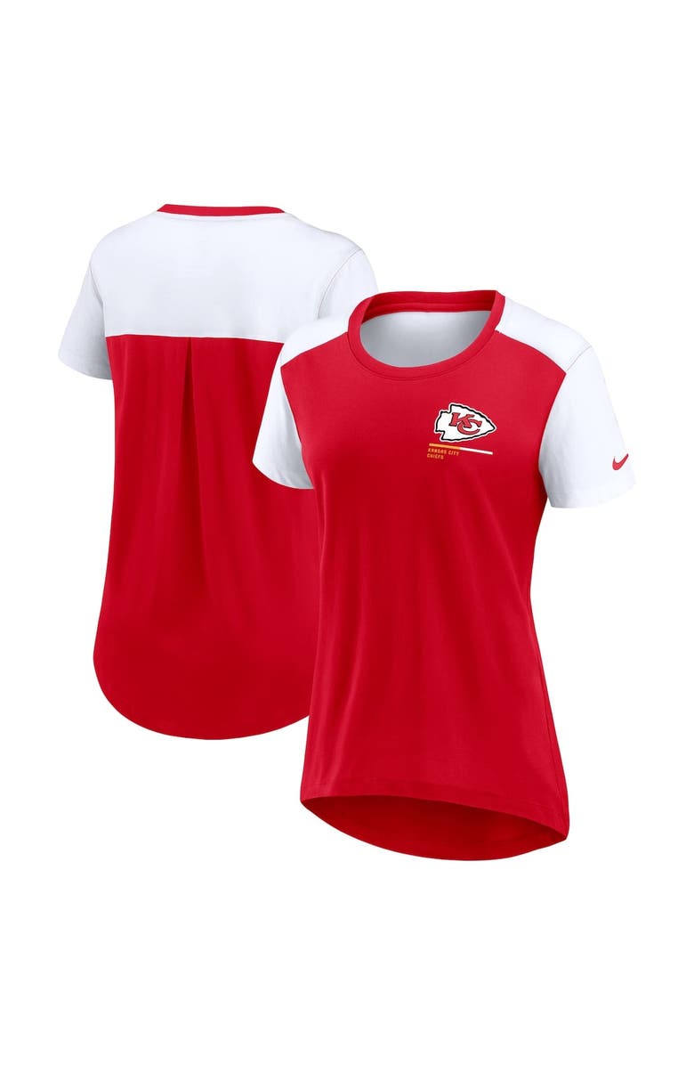 Nike Women's Red Kansas City Chiefs Preferred Yoga Inspired Fashion Top, Alternate, color, Red