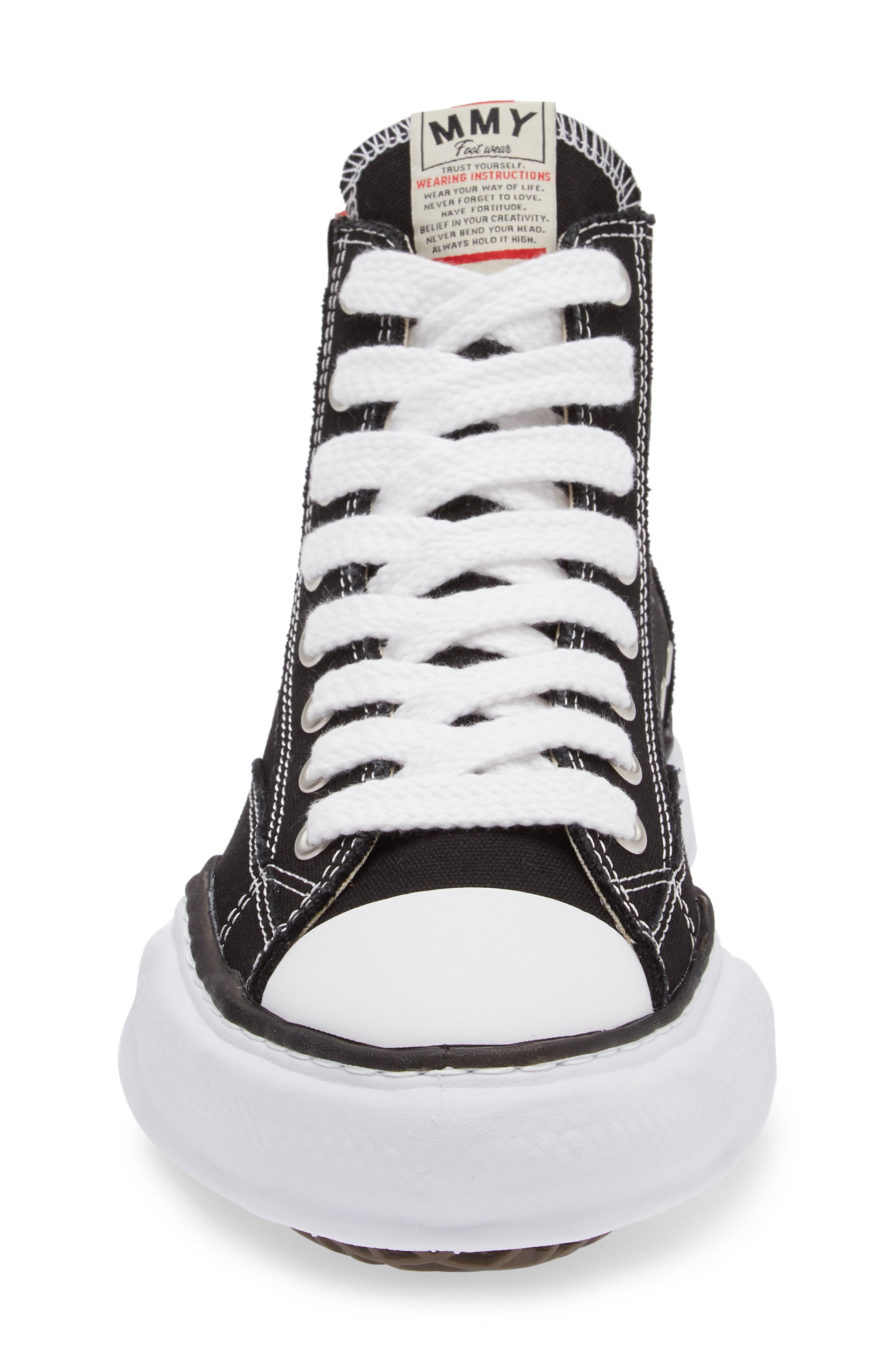 Maison MIHARA YASUHIRO Peterson High Top Sneaker, Alternate, color, Black