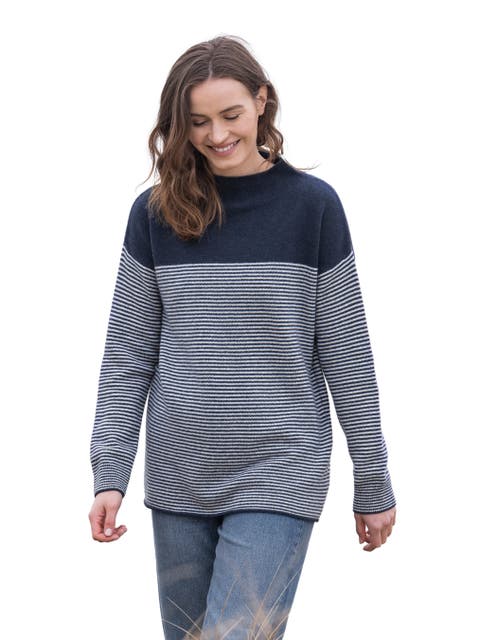 Felted Funnel Neck Sweater