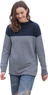 Celtic & Co. Felted Funnel Neck Sweater
