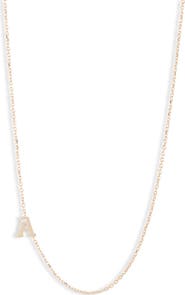 Anzie Diamond Initial Necklace