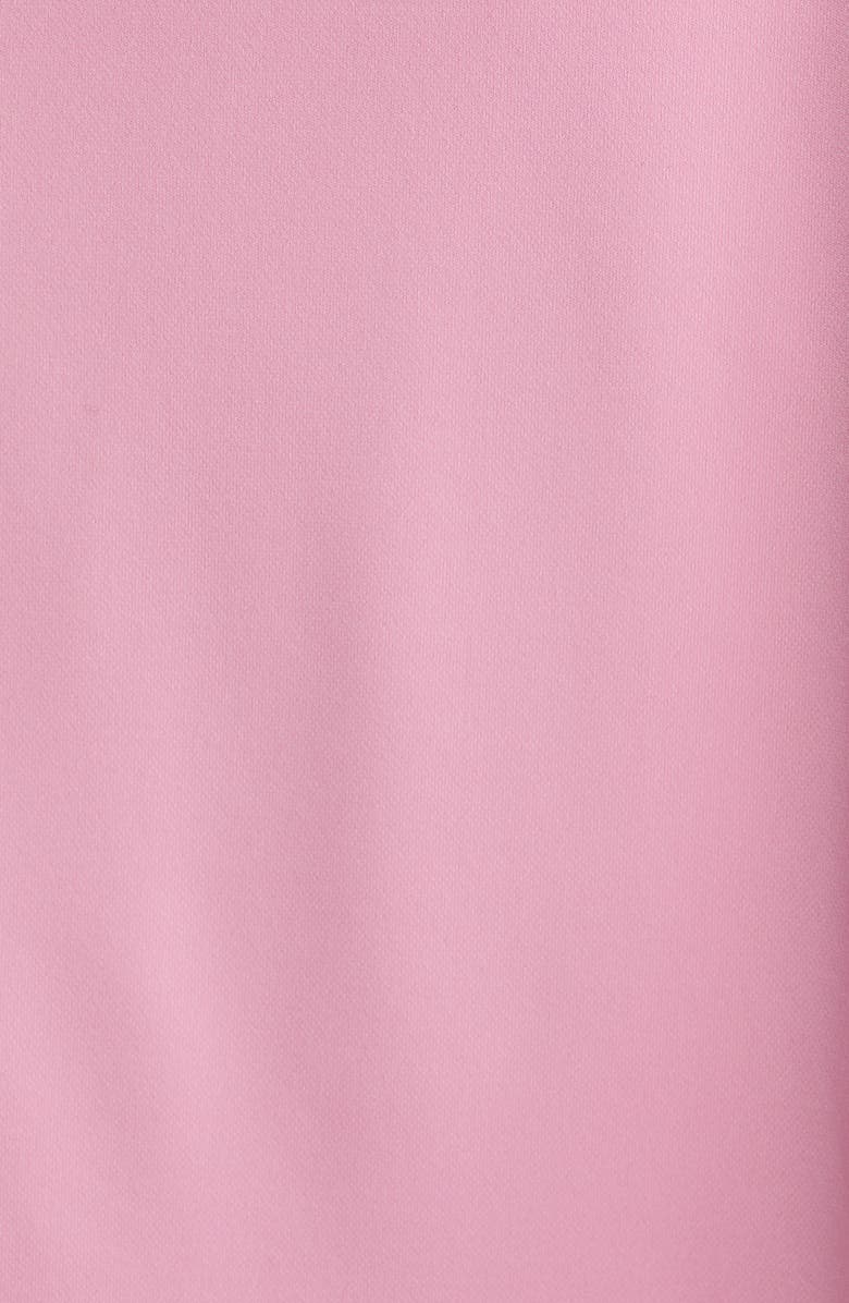 BP. Shirred Halter Stretch Cotton Minidress, Alternate, color, Pink Vacation