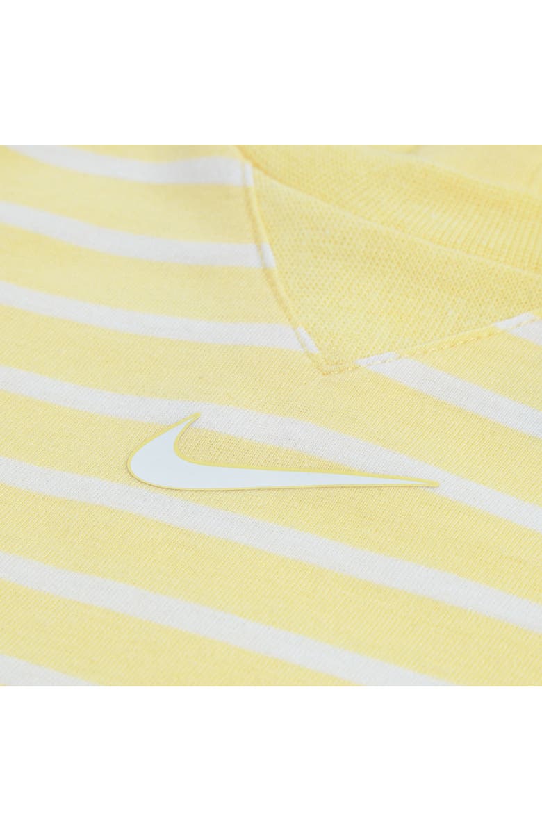 Nike Swoosh Romper, Alternate, color, Soft Yellow