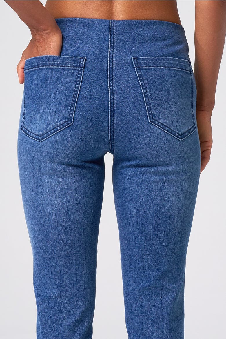 Slim Stretch Pull-On Ankle Jean, Alternate, color, Classic Wash