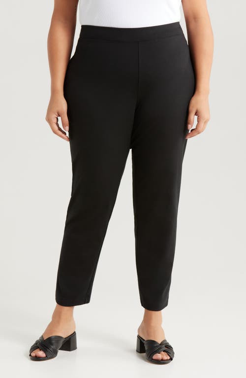 Eileen Fisher Slim Ankle Pants In Black