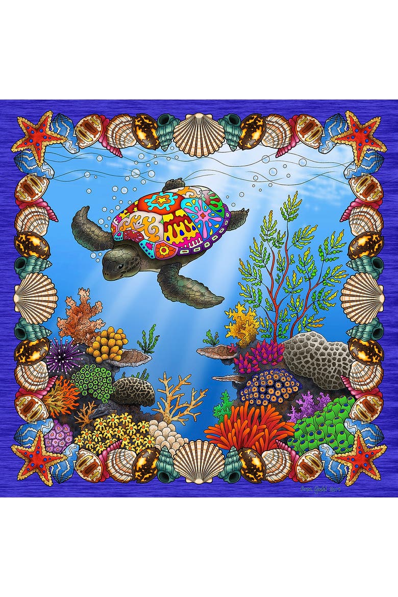 Psychedelic Turtle 500 piece Jigsaw Puzzle for Adults, Alternate, color, Multicolor