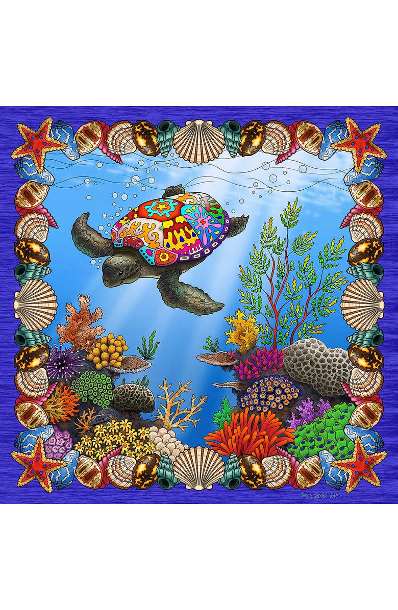 Sunsout Psychedelic Turtle 500 piece Jigsaw Puzzle for Adults, Alternate, color, Multicolor