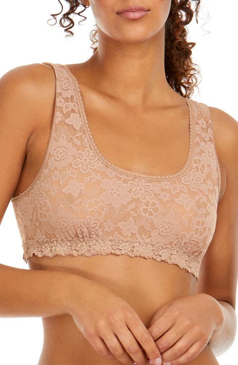 Daily Lace Overlay Scoop Neck Bralette