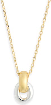 NORDSTROM RACK Demi Fine Orbital Pendant Necklace