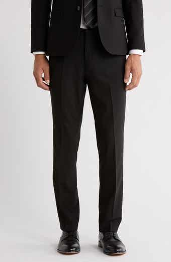 HUGO Hesten Wool Blend Dress Pants Hesten Wool Dress Pants