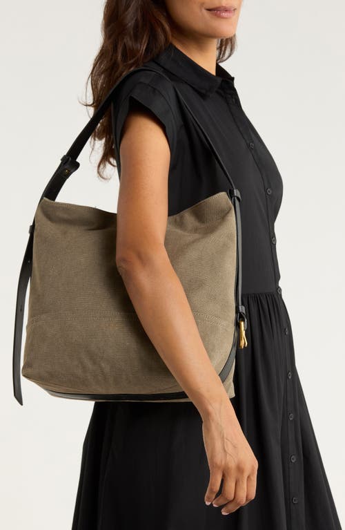 Rag & Bone Clinton Canvas Bucket Bag In Brown