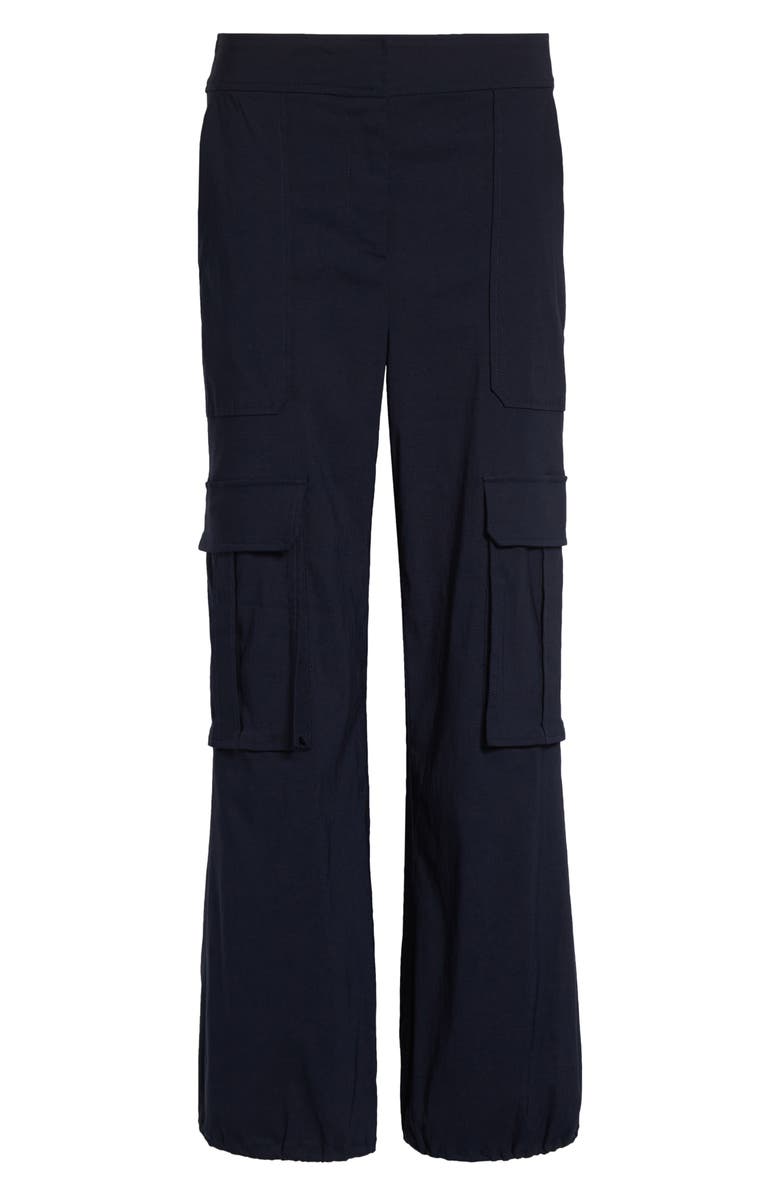 Veronica Beard Dari Crop Cargo Pants, Alternate, color, Navy