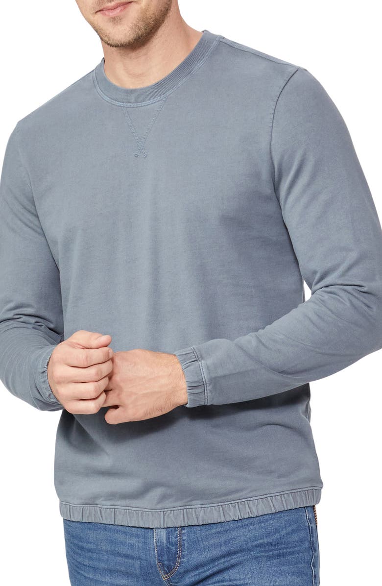 PAIGE Jaxton Cotton French Terry Pullover, Main, color,