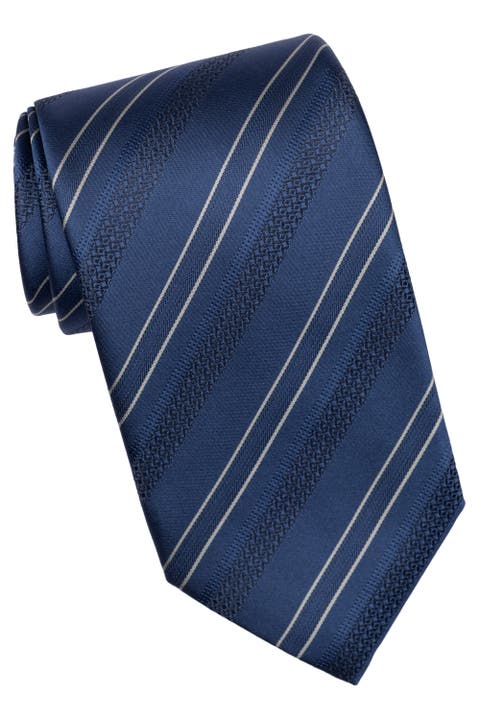 Varese - Extra Long Silk Jacquard Tie For Men