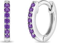 In Season Jewelry Multi Cubic Zirconia Hoop Earrings