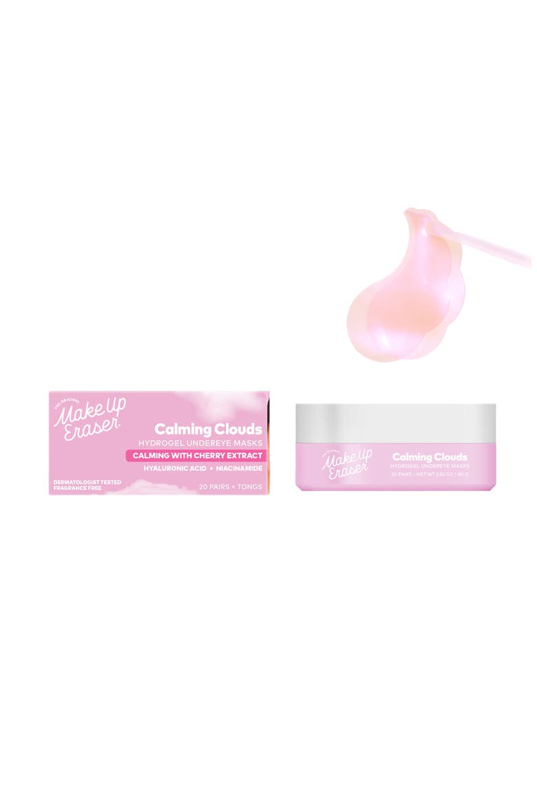 Calming Clouds Cherry Hydrogel Undereye Masks, Main, color, NONE