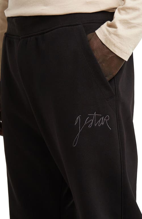G-star Script Sweatpants In Black