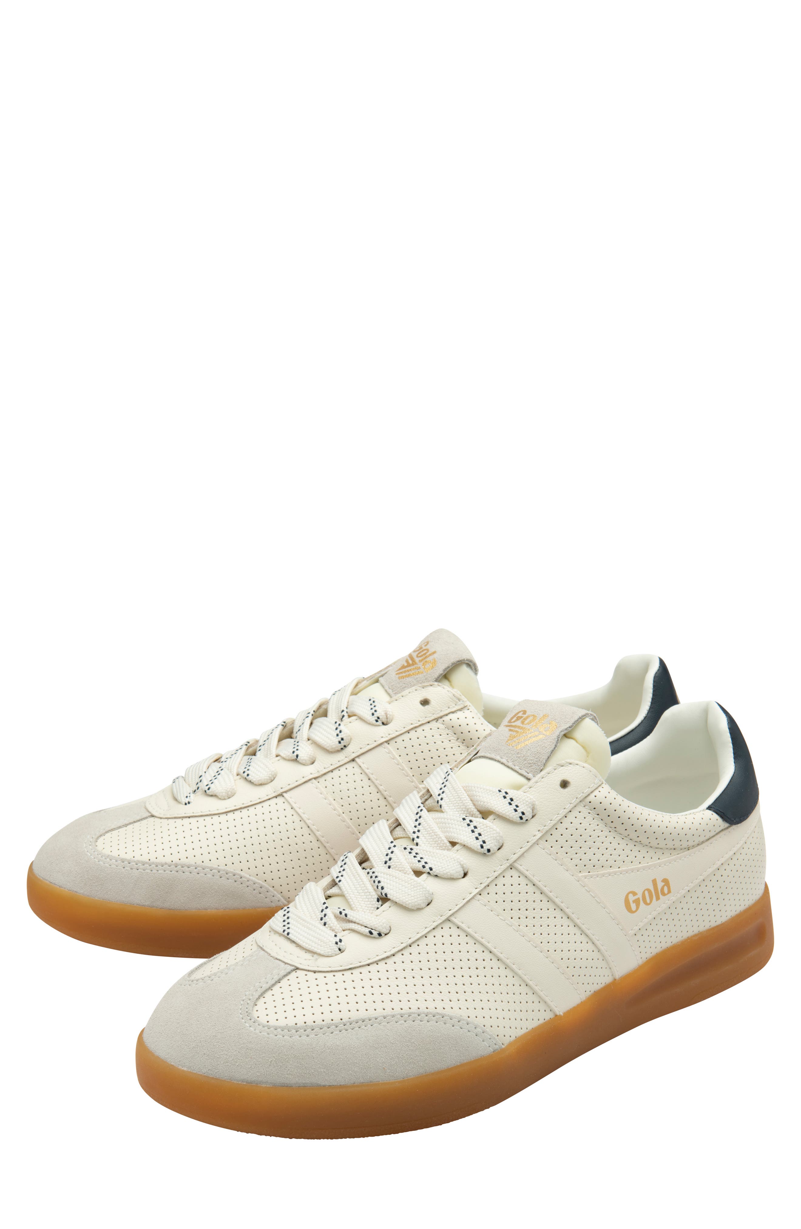 Cyclone Leather 76 Sneaker, Alternate, color, OFF WHITE/ NAVY/ GUM
