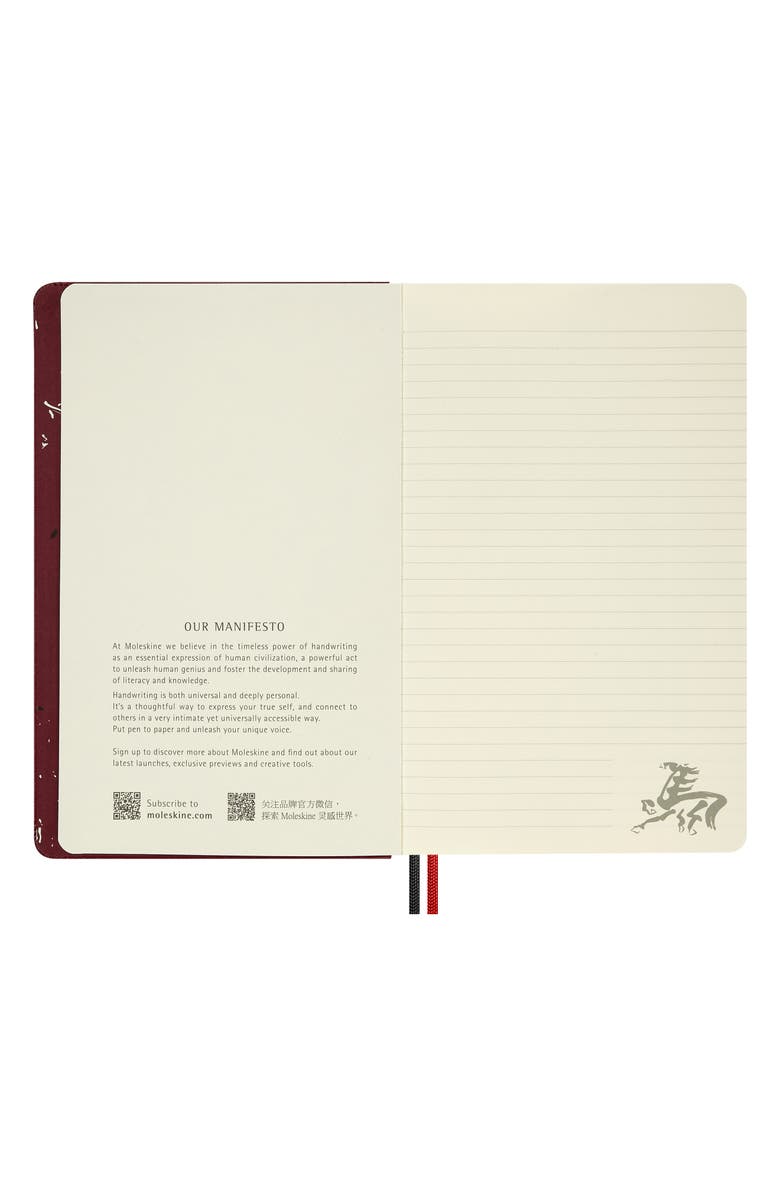 Moleskine Year of the Fire Horse Notebook, Alternate, color, Red