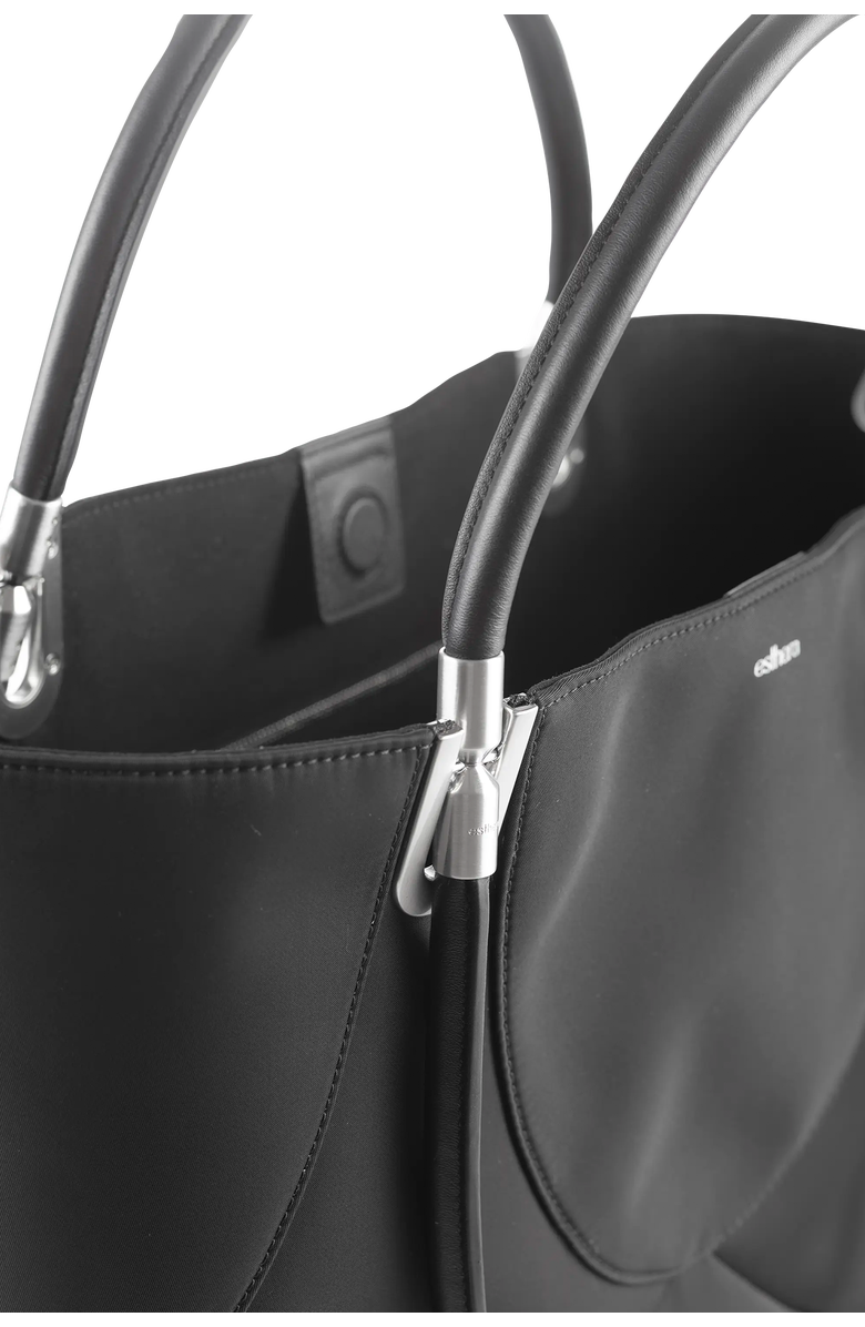 Esthera 4PM Maxi Nylon Handbag, Alternate, color, Black