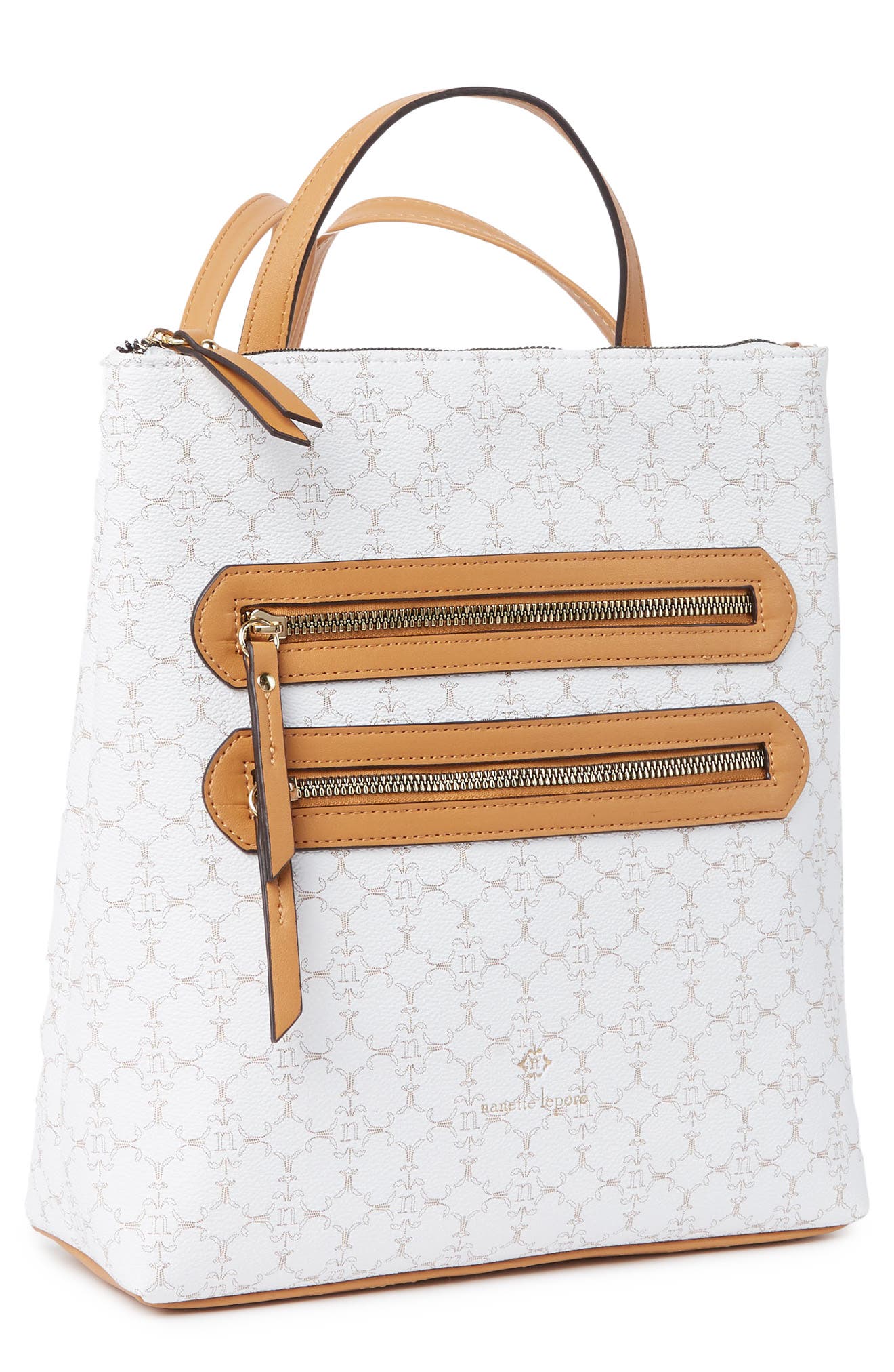 Nanette Lepore Logo Convertible Backpack, Alternate, color, 