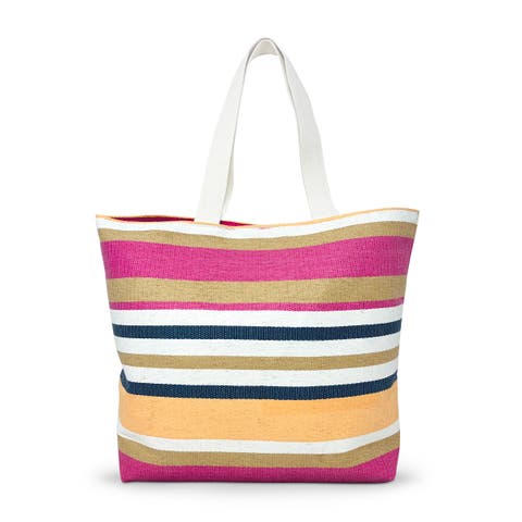 Striped Beach Tote