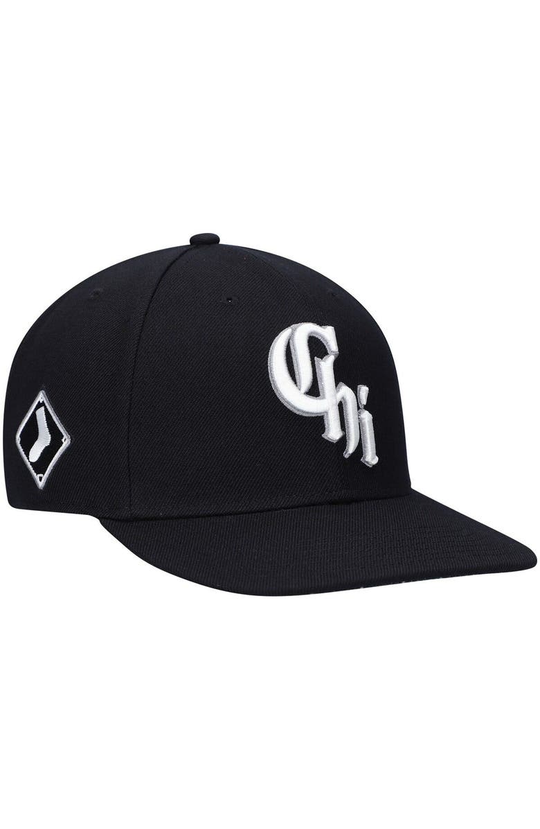 '47 Men's '47 Black Chicago White Sox 2021 City Connect Captain Snapback Hat, Main, color, Black