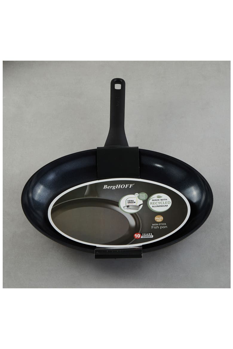 DiNA Helix Fish Pan, Alternate, color, BLACK