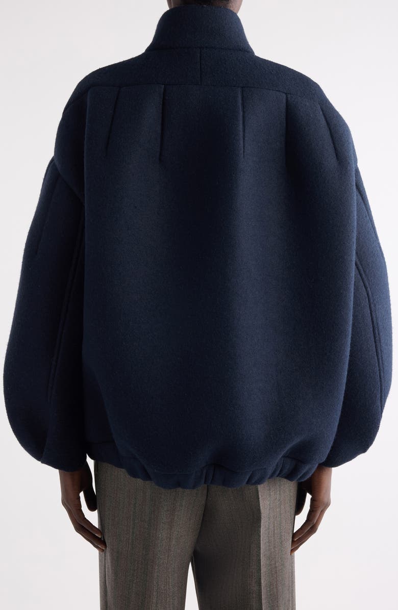 Dries Van Noten Voles Oversize Wool Jacket, Alternate, color, Navy
