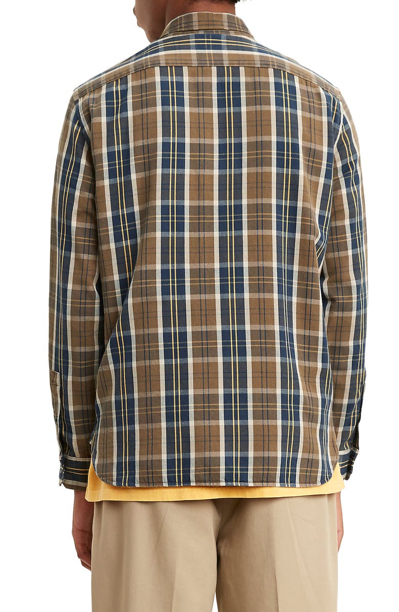 Levi's<sup>®</sup> Jackson Worker Regular Fit Plaid Button-Up Shirt, Alternate, color,