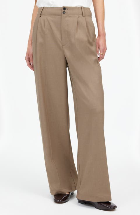 Women's Twill High-Waisted Pants & Leggings