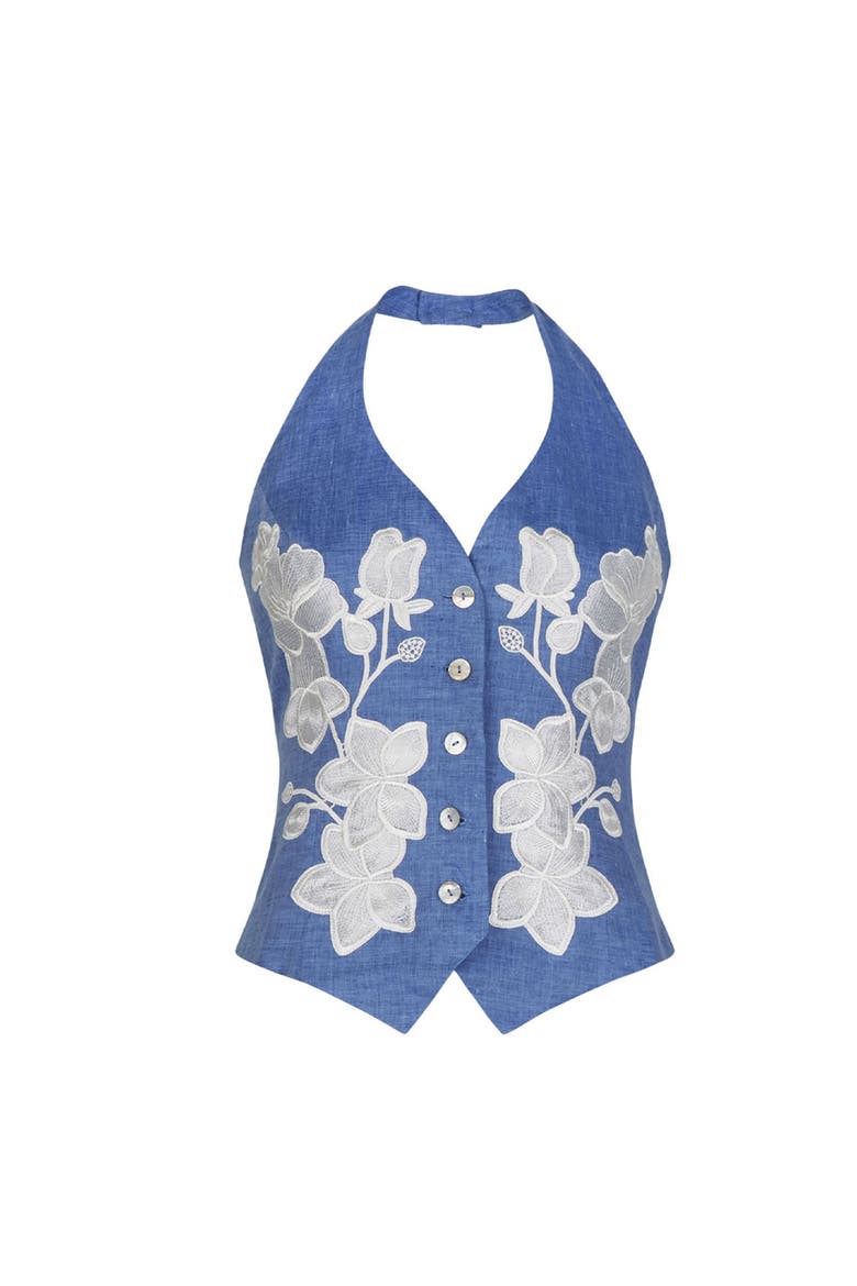 Iona Vest, Main, color, Blue