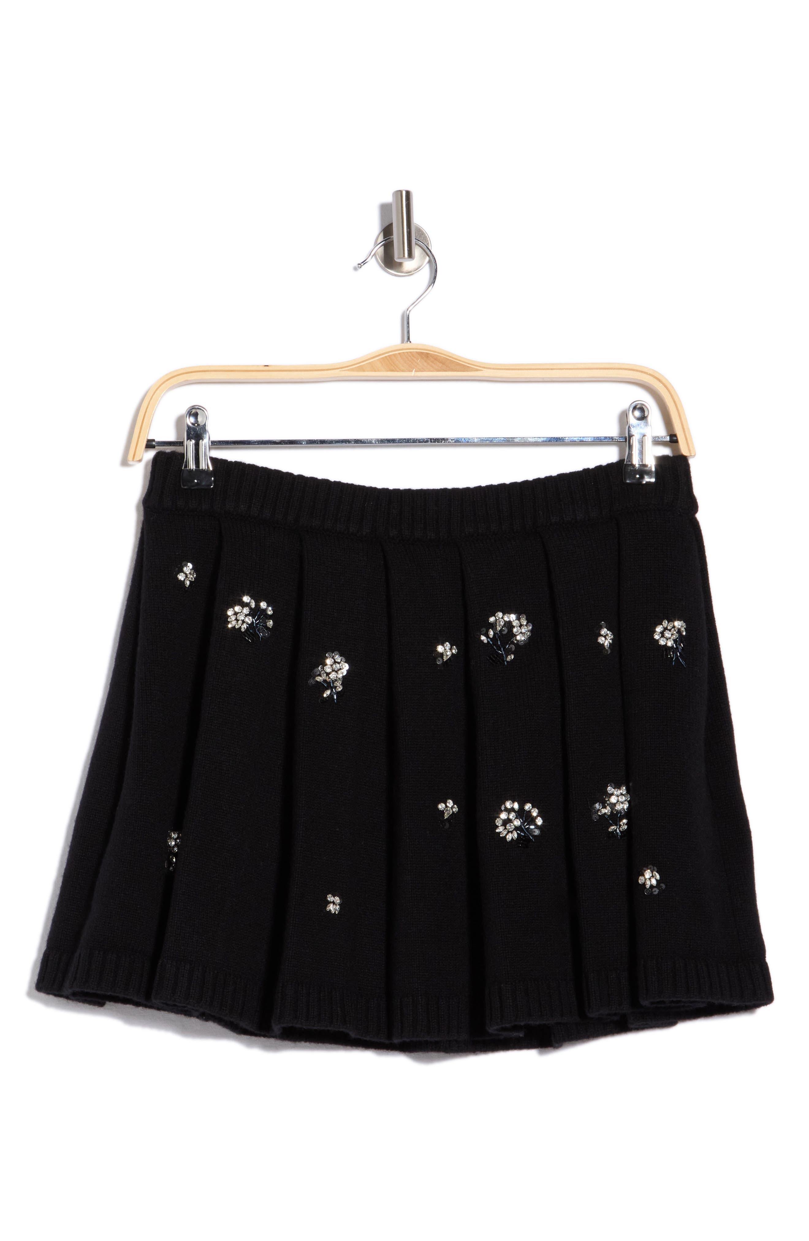 Cryus Wool & Cashmere Blend Sweater Miniskirt