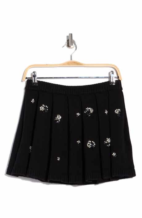 Cryus Wool & Cashmere Blend Sweater Miniskirt