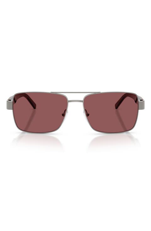 59mm Rectangular Sunglasses