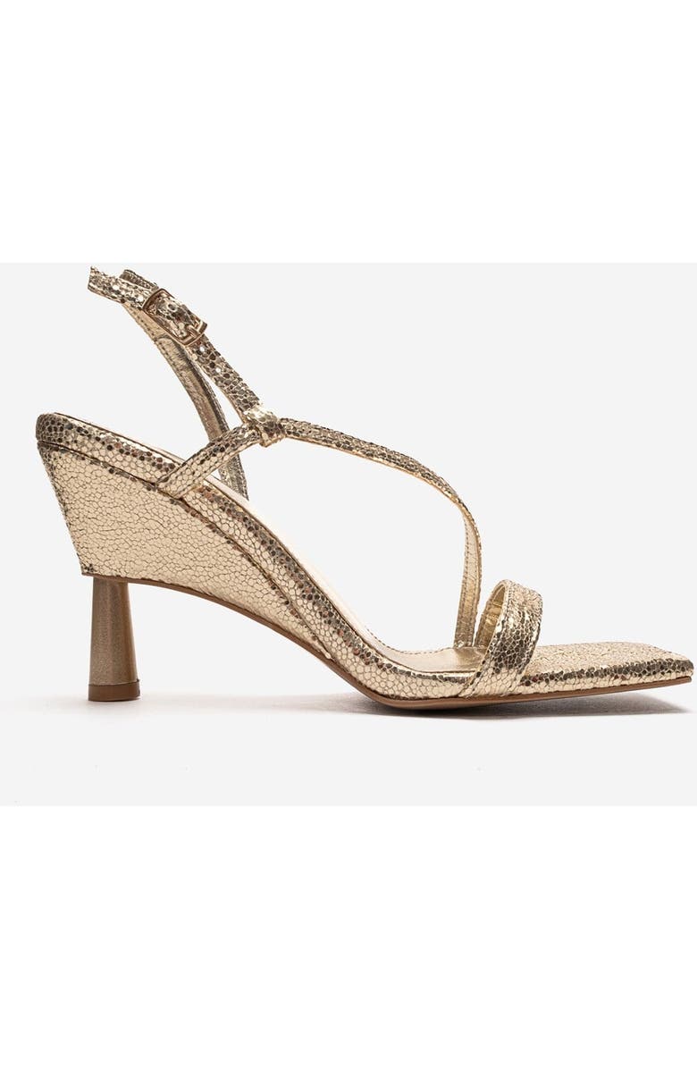 Prologue Shoes Jolene Stiletto Sandal, Alternate, color, Gold Glitter
