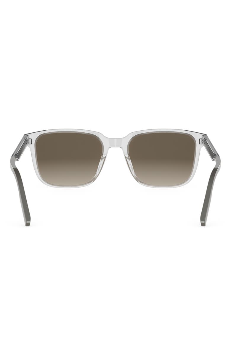 DIOR Tag SU 56mm Gradient Geometric Sunglasses, Alternate, color, Grey/ Other / Gradient Brown