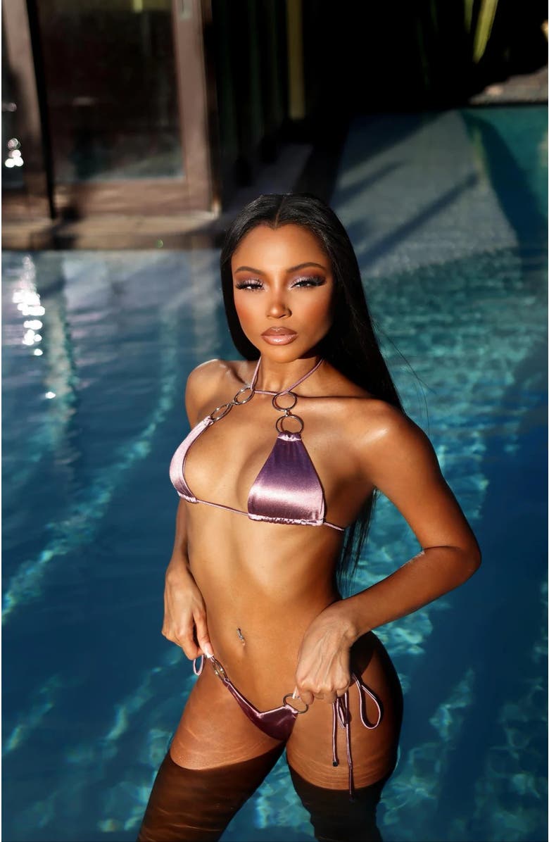 Ivy Swimwear Linnea Bikini Top, Alternate, color, Lavender