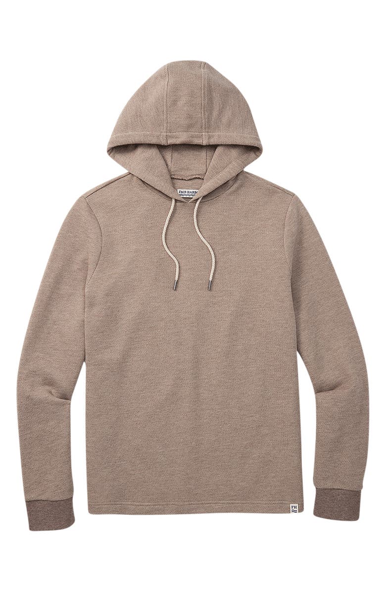Fair Harbor Tailwind Textured Hoodie, Alternate, color, Oak