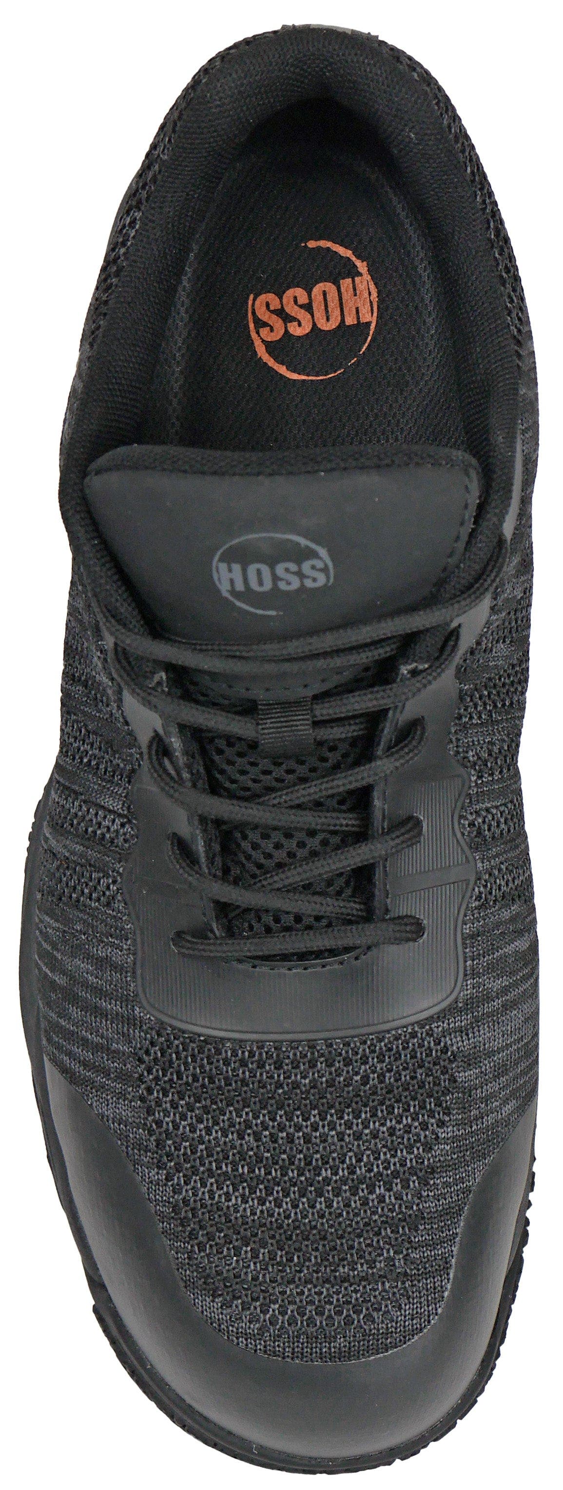 Hoss Boot Company HOSS Spadix Mens Composite Toe Athletic Work Shoe Slip Resistant EH Safety Shoe, Alternate, color, Black
