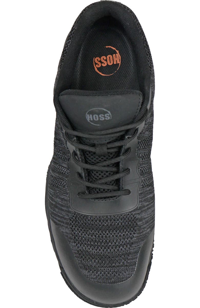 Hoss Boot Company HOSS Spadix Mens Composite Toe Athletic Work Shoe Slip Resistant EH Safety Shoe, Alternate, color, Black