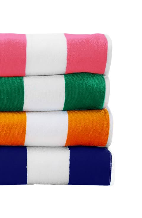 Oversize Stripe 4-Pack Beach Towels