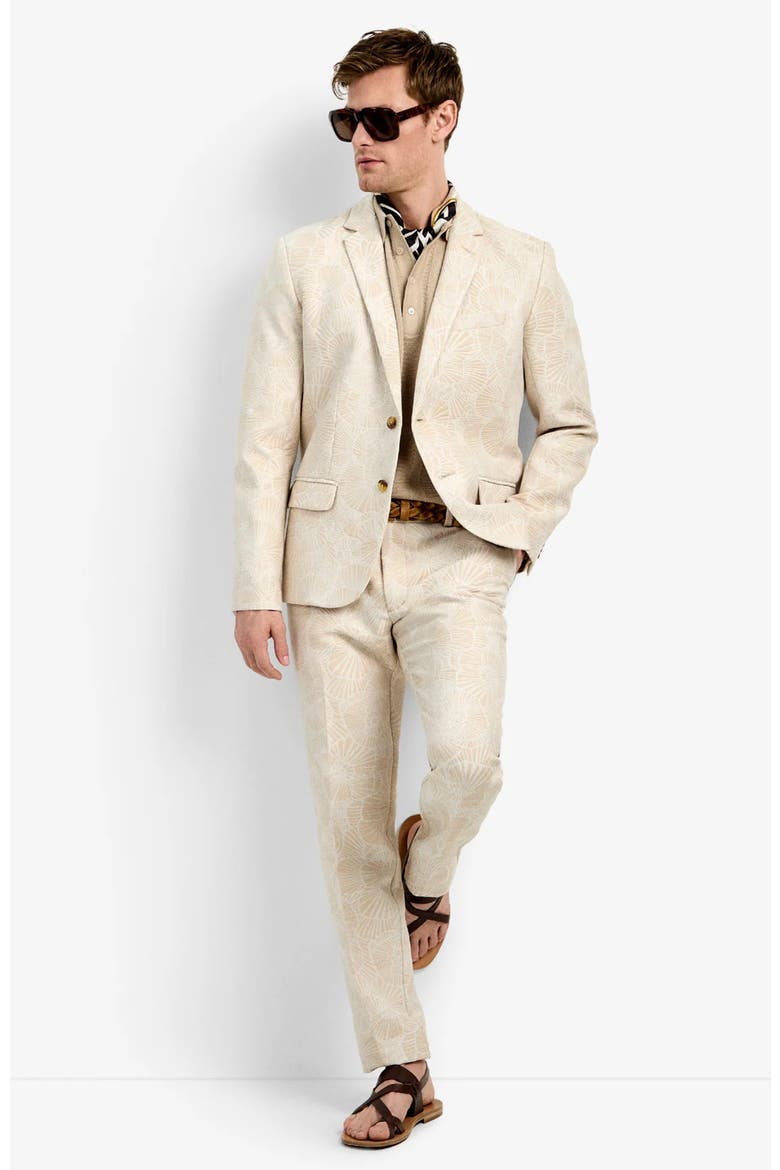 Thurston Seashell Jacquard Blazer, Alternate, color, Beachy Beige